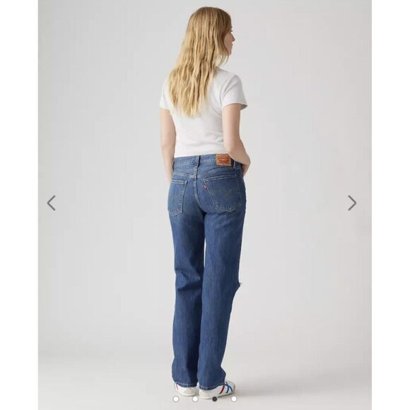 Levi's Low Pro Women's Jeans in Breathe In - Medium Wash Size 31 - Picture 3 of 8